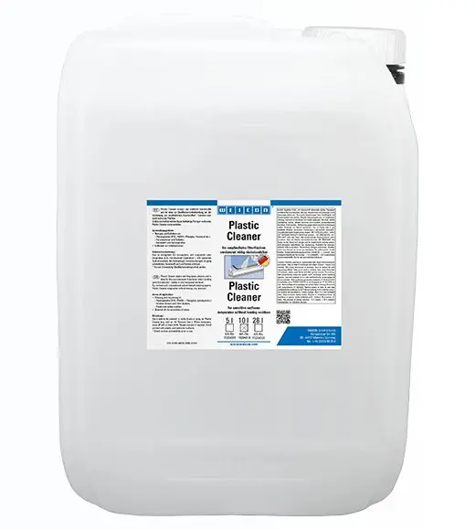 Produktfoto 1 von WEICON Plastic Cleaner | Reiniger für Kunststoff, Gummi und pulverbeschichtete Materialien | 10 L | transparent