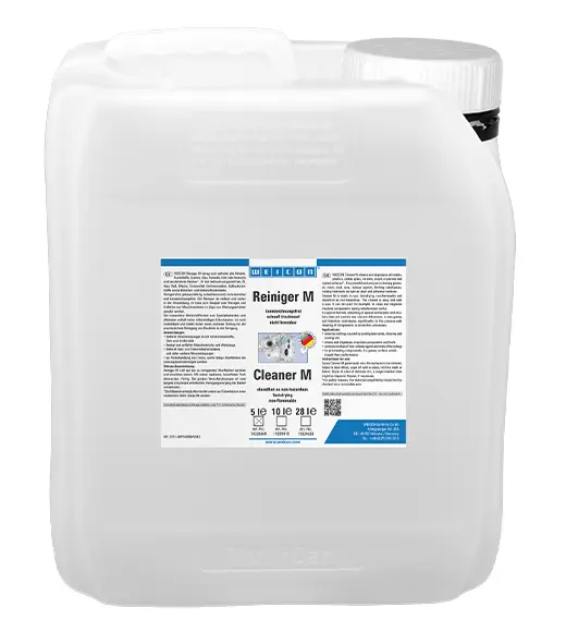 Produktfoto 1 von WEICON Reiniger M | kraftvoller Spezialreiniger, nicht brennbar | 5 L | farblos, transparent