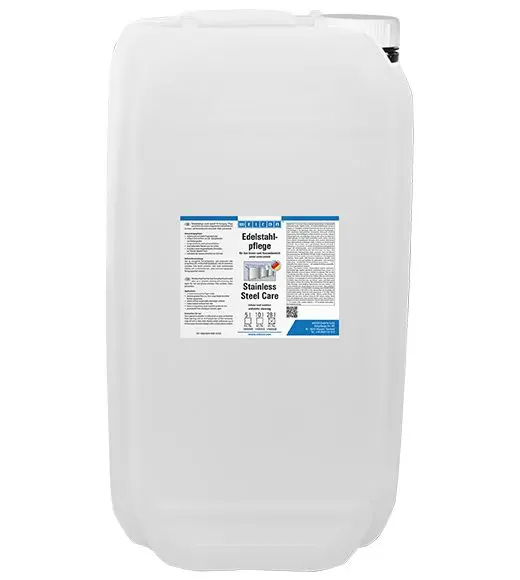 Produktfoto 1 von WEICON Edelstahlpflege | Reinigungs-, Schutz- und Pflegeöl für Edelstahl | 28 L | farblos, transparent