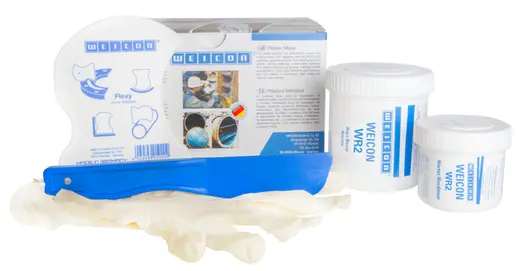 WEICON WR2 | mineralisch gefülltes Epoxidharz-System für Reparatur und Spaltausgleich | 200 g | anthrazit