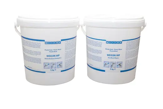 Produktfoto 1 von WEICON WP | keramisch gefülltes Epoxidharz-System zur Verschleißschutzbeschichtung | 10 kg | grau