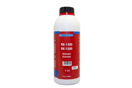 Produktfoto 1 von WEICON Aktivator für RK-1300 & RK-1500 | Vernetzer für Acrylat-Strukturklebstoffe | 1 L | farblos, transparent
