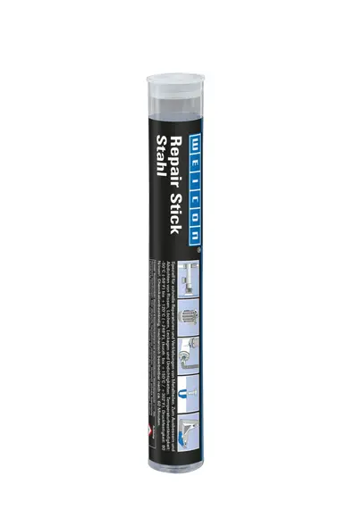 Produktfoto 1 von WEICON Repair Stick Stahl | Reparaturknete mit Trinkwasserzulassung | 115 g | dunkelgrau
