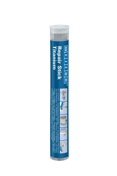 Produktfoto 1 von WEICON Repair Stick Titanium | Reparaturknete, hochtemperaturbeständig | 115 g | braun
