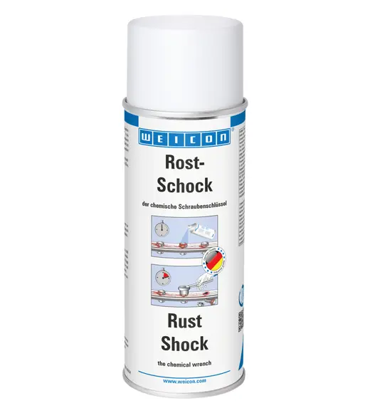 Produktfoto 1 von WEICON Rost-Schock | chemischer Schraubenschlüssel zum Lösen von Verschraubungen | 400 ml | transparent