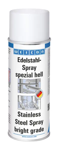 Produktfoto 1 von WEICON Edelstahl-Spray spezial hell | korrosions- und witterungsbeständige Oberflächenbeschichtung | 400 ml