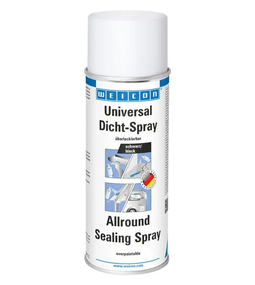Produktfoto 1 von WEICON Universal Dicht-Spray | sprühbarer Kunststoff zum Abdichten | 400 ml | schwarz
