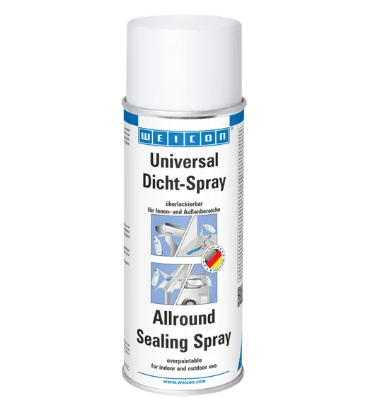 Produktfoto 1 von WEICON Universal Dicht-Spray | sprühbarer Kunststoff zum Abdichten | 400 ml | grau