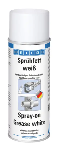 Produktfoto 1 von WEICON Sprühfett weiß | Mehrzwecksprühfett | 400 ml | weiß