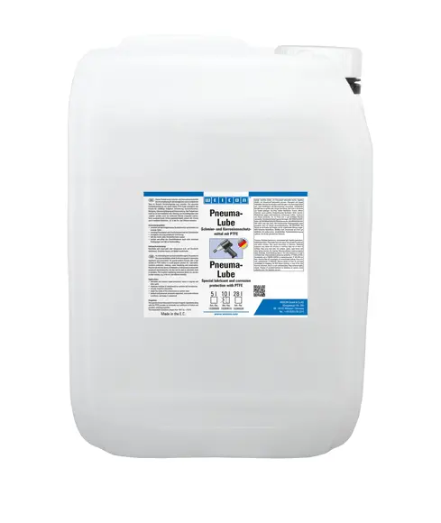 Produktfoto 1 von WEICON Pneuma-Lube | Schmiermittel mit PTFE für Druckluftwerkzeug | 10 L | gelblich