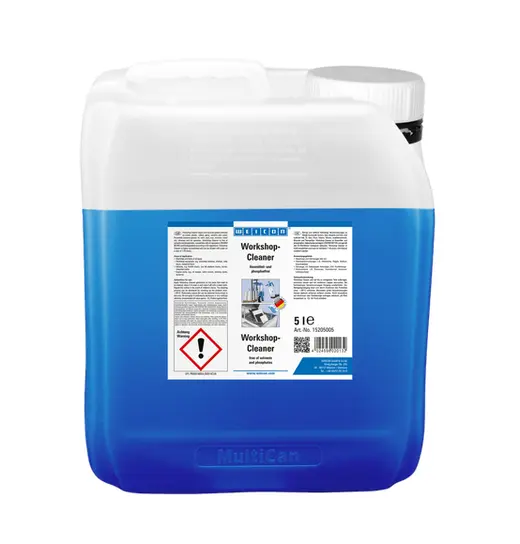 Produktfoto 1 von WEICON Workshop Cleaner | lösemittelfreier Universalreiniger | 5 L | blau