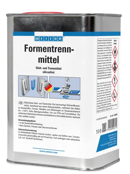 Produktfoto 1 von WEICON Formentrennmittel | silikonfreies Gleit- und Trennmittel | 1 L | farblos, transparent