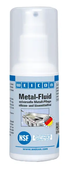 Produktfoto 1 von WEICON Metal-Fluid | lösemittelfreie Pflege- und Schutzemulsion für Metalle | 100 ml | weiß, milchig