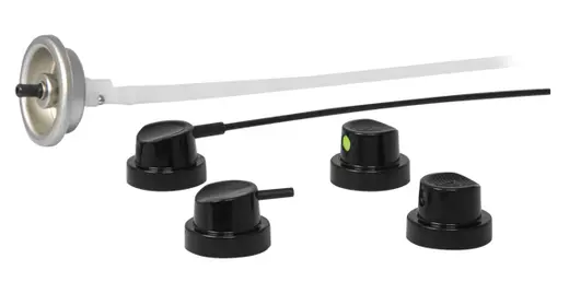 Produktfoto 1 von WEICON Sprüh-Set für WSD 400 | 4-teiliges Sprühkopfset mit Ventil | 1 Stück