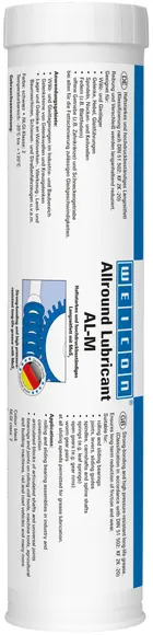 Produktfoto 1 von WEICON AL-M Hochleistungsfett | Langzeitfett mit MoS2 | 0,4 kg | schwarz