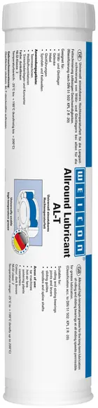 Produktfoto 1 von WEICON AL-T Hochleistungsfett | Hochtemperaturfett 190°C | 0,4 kg | dunkelbraun