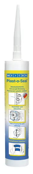 Produktfoto 1 von WEICON Plast-o-Seal® | dauerplastische Universaldichtung | 0,3 kg | blau (fluoreszierend)
