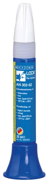 Produktfoto 1 von WEICONLOCK® AN 302-62 Schraubensicherung | fest, höherviskos | 20 ml | rot