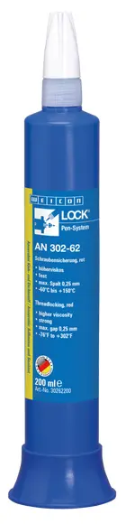 Produktfoto 1 von WEICONLOCK® AN 302-62 Schraubensicherung | fest, höherviskos | 200 ml | rot