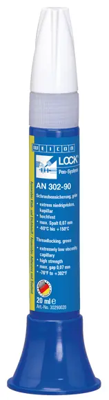 Produktfoto 1 von WEICONLOCK® AN 302-90 Schraubensicherung | hochfest, extrem niedrigviskos | 20 ml | grün