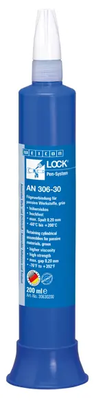 Produktfoto 1 von WEICONLOCK® AN 306-30 Fügeverbindung | für passive Werkstoffe, hochfest | 200 ml | grün