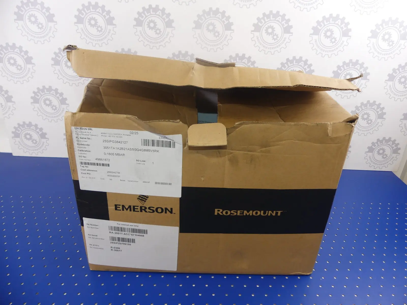 ROSEMOUNT 3051TA1A2B21AS5I3Q4Q8M5V5RK NEU