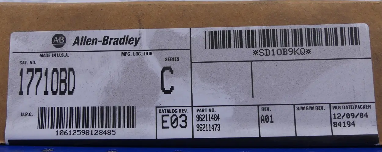 Produktfoto 1 von Allen Bradley 17710BD   Eingangsmodul