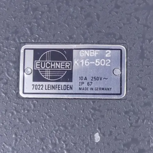Produktfoto 1 von Euchner GNBF2 K16-502 Nockenschalter