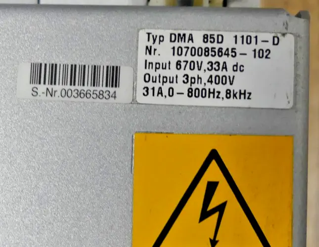 Produktfoto 1 von BOSCH Rexroth DMA 85D 1101-D