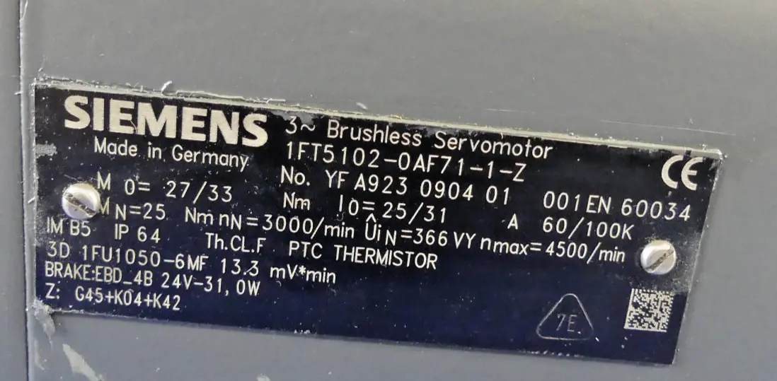 Produktfoto 1 von SIEMENS 1FT5102-0AF71-1-Z
