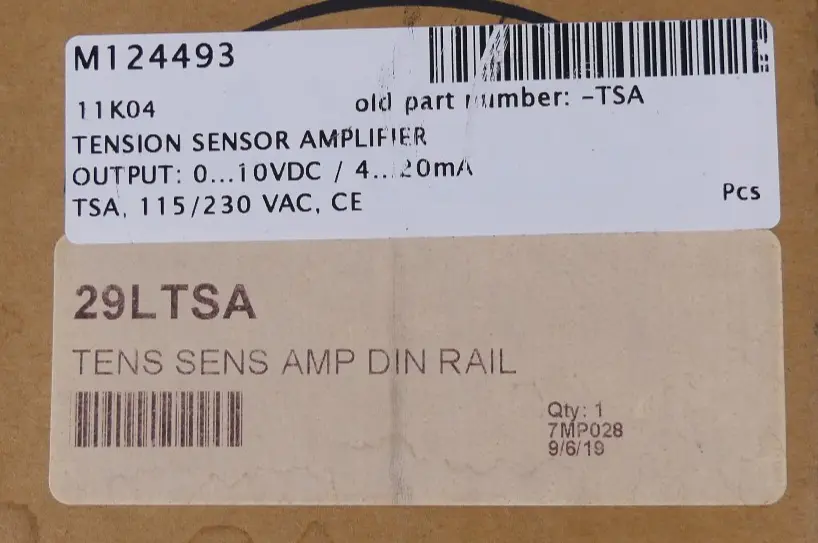 Produktfoto 1 von Fife-Tidland M124493 Tension Sensor Amplifier
