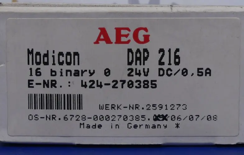 Produktfoto 1 von AEG DAP 216 Medicon 16 binary