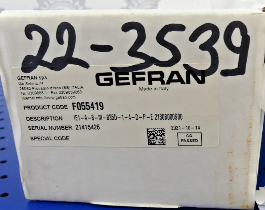 Produktfoto 1 von GEFRAN IE1-A-8-M-B35D-1-4-D-P-E 2130B000S00 F055419