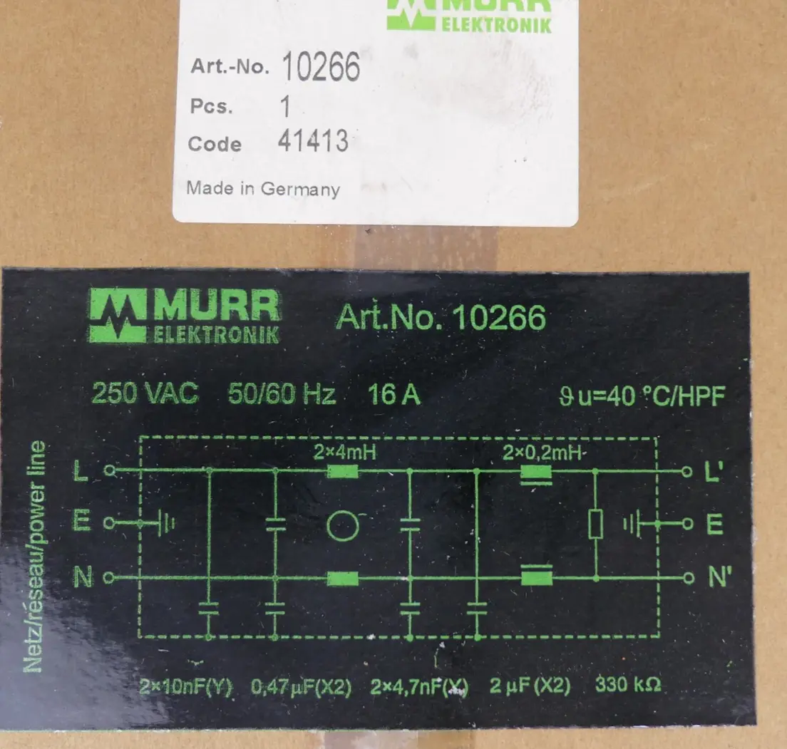 Produktfoto 1 von Murr Electronic 10266 Netzteil