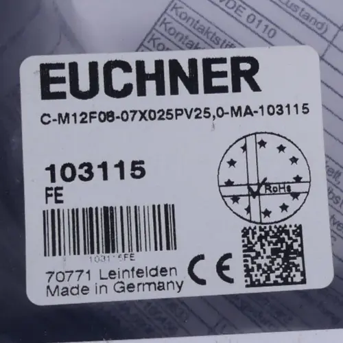 Produktfoto 1 von Euchner C-M12F08-07x25PV25.0-MA-103115