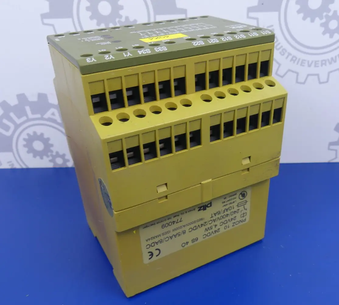 Produktfoto 1 von Pilz PNOZ X10 C 24VDC 6S4Ö Sicherheitsschaltgerät 7747009