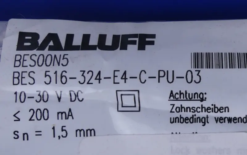 Produktfoto 1 von Balluff BES00N5 BES 516-324-E4-C-PU-03 Näherungssensor