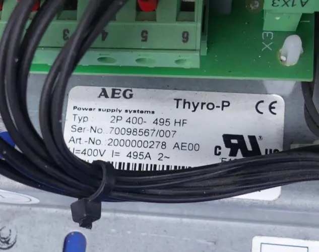 Produktfoto 1 von AEG Thyro-P 2P400-495HF 2000000278 AE00