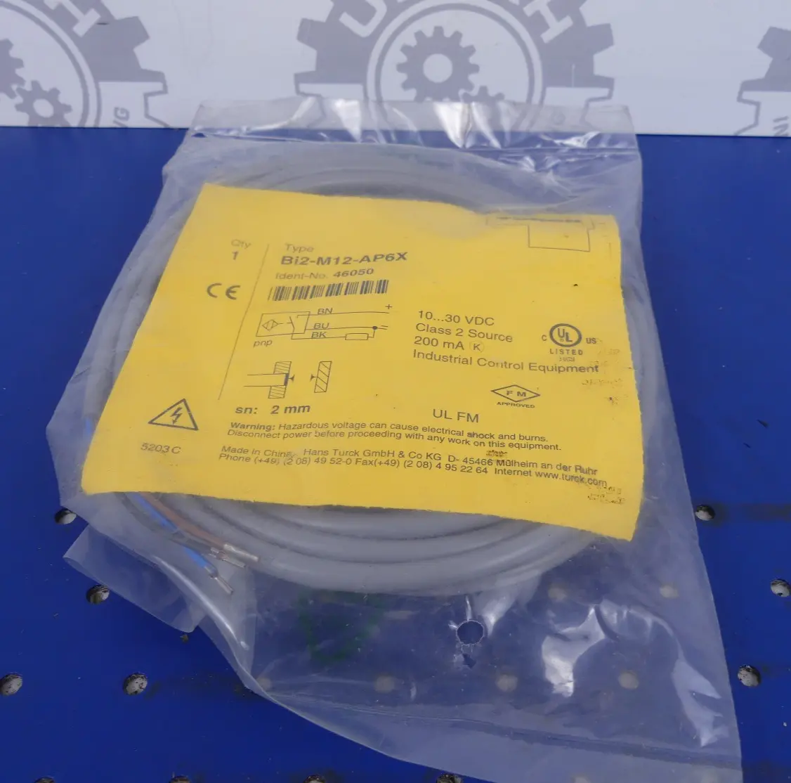 Produktfoto 1 von TURCK Bi2-M12-AP6X 46050 Induktiv Sensor