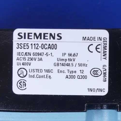 Produktfoto 1 von Siemens 3SE5112-0CA00 Positionsschalter
