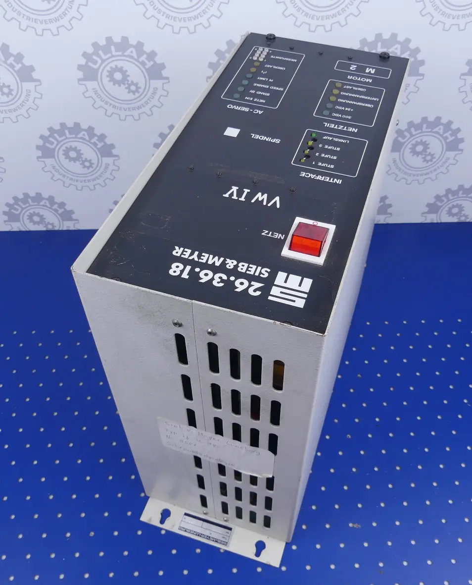 Produktfoto 1 von SIEB & MEYER 26.36.18 Power Supply Servoverstärker