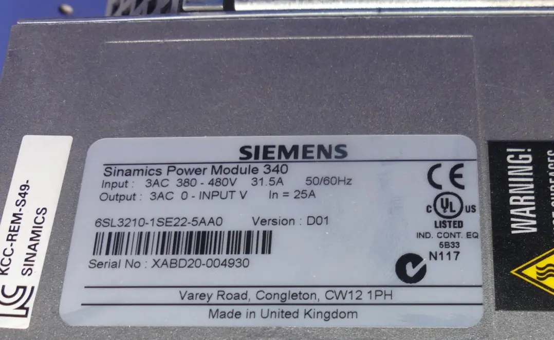 Produktfoto 1 von SIEMENS 6SL3210-1SE22-5AA0
