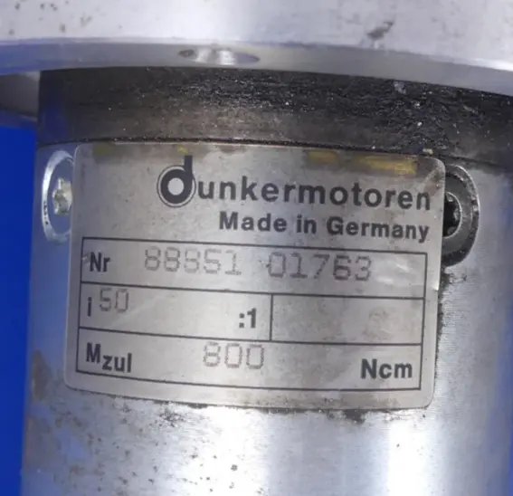 Produktfoto 1 von Dunkermotoren DR 52.0x40-2 + Getriebe 88851 01763 i=50:1