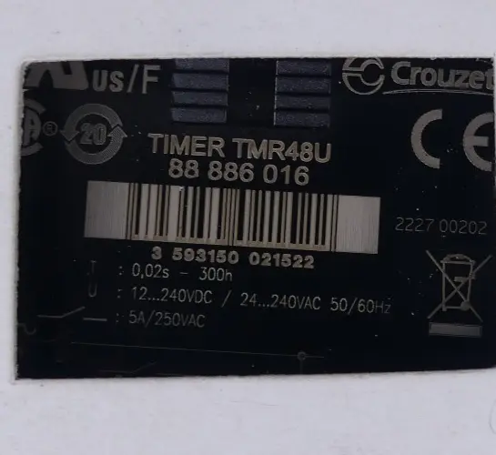 Produktfoto 1 von Crouzet TMR48U Timer 88 886 016