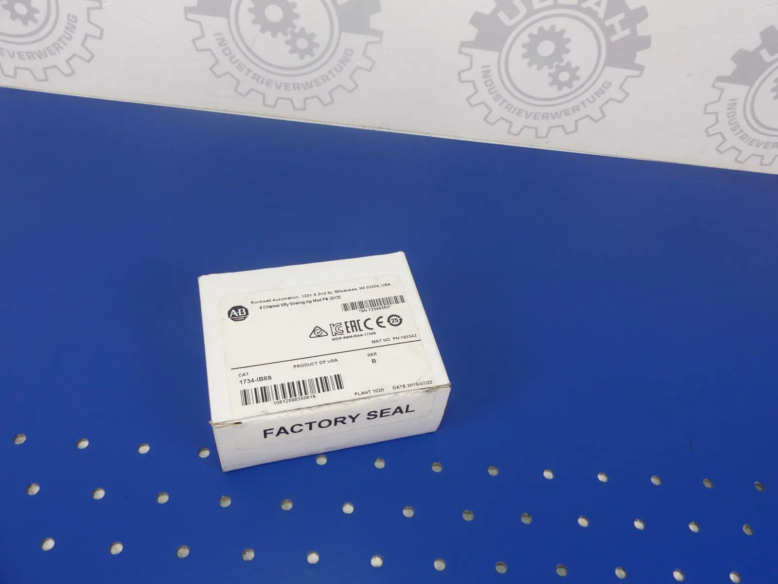Produktfoto 1 von ALLEN BRADLEY CAT 1734-IB8S NEU