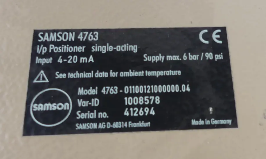 Produktfoto 1 von SAMSON 4763/3271/3241 DN25 SAMSON 1008587 4763-01100121000000.04