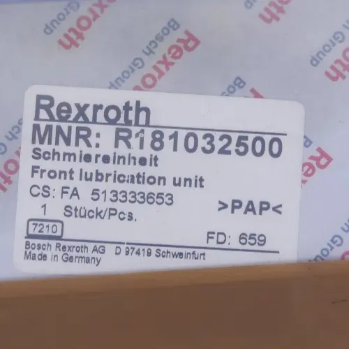 Produktfoto 1 von 4 x Rexroth R181032500 Schmiereinheit