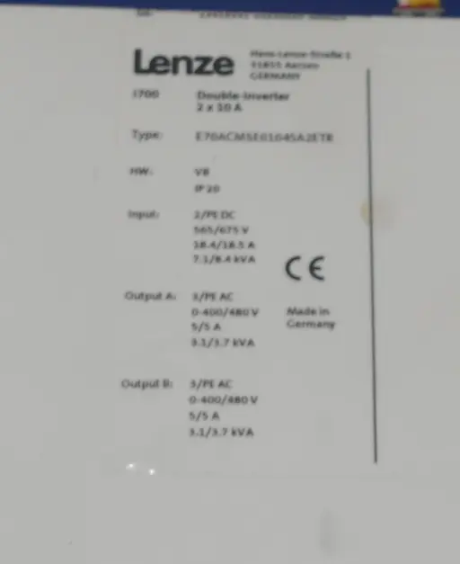 Produktfoto 1 von LENZE E70ACMSE0104SA2ETR