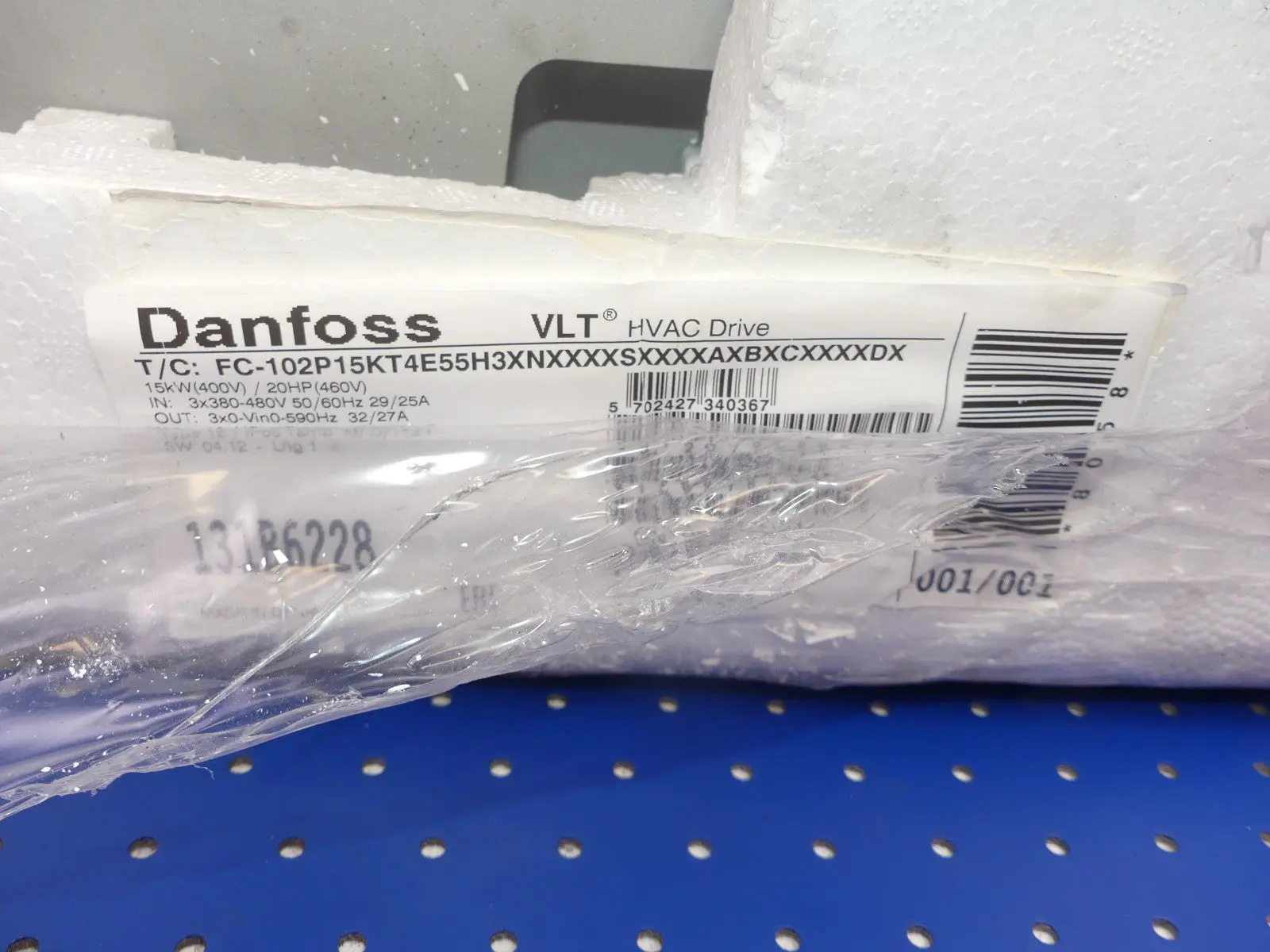 Produktfoto 1 von DANFOSS VLT FC-102P15KT4E55H3XNXXXXSXXXXAXBXCXXXXDX NEU