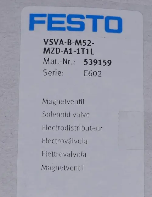 Produktfoto 1 von Festo VSVA-B-M52-MZD-A1-1T1L 539159 Magnetventil